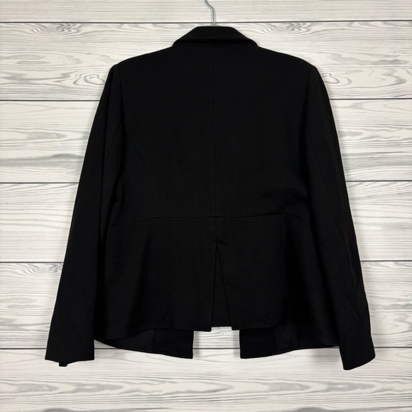 Chico’s Double Breasted Black Gold Studded Blazer Jacket Size 1 (Medium/8) - Picture 5 of 5